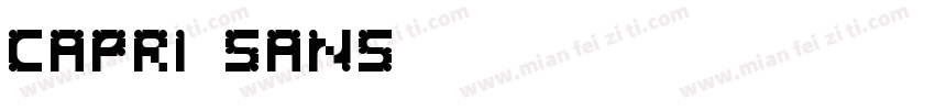 CAPRI SANS字体转换